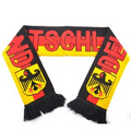 Stadium Knit Scarf Soccer Scarves With Fringe